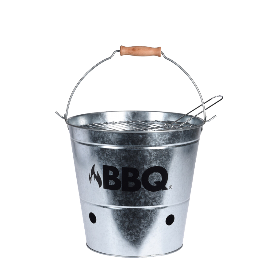 BBQ grillspand sølv ø26,5cm