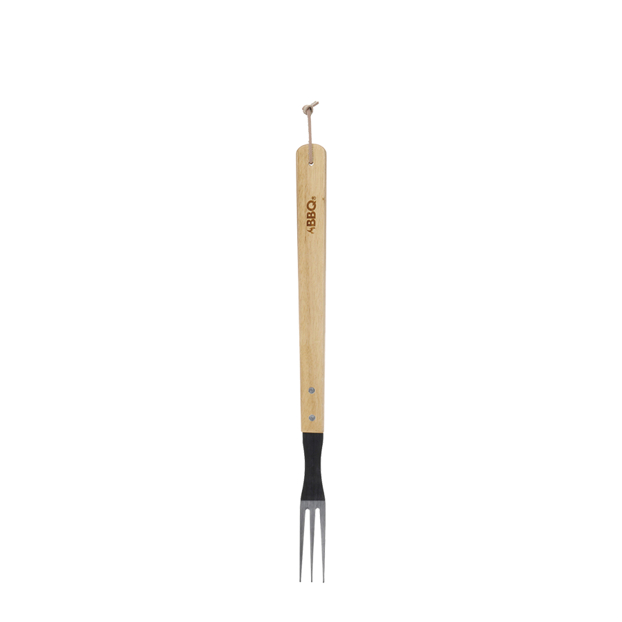 Bbq barbecue vork rvs 46cm