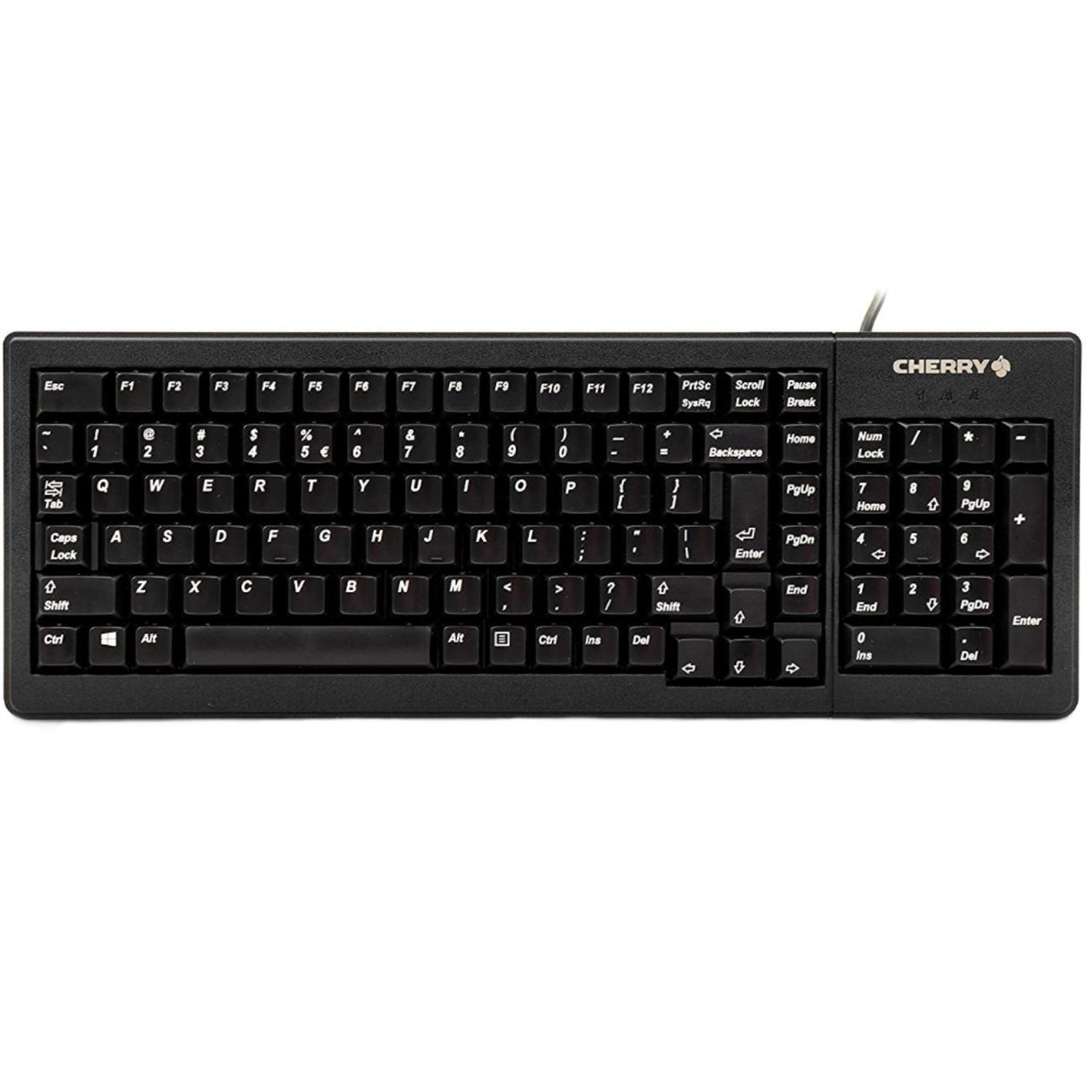 Abi kablet tastatur - kirsebær