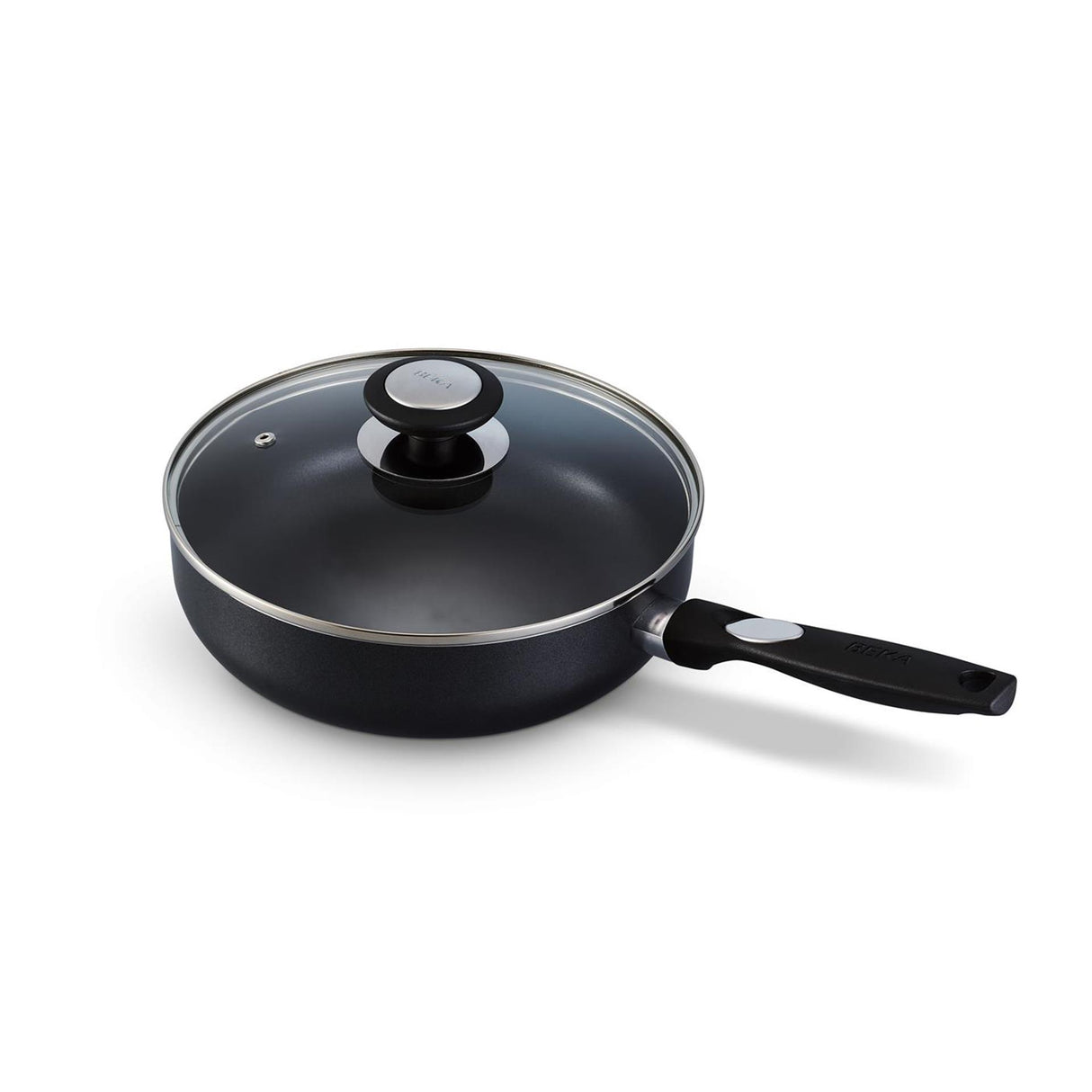Beka pro induc r sauterpande med keramisk non-stick belægning og glaslåg 24cm