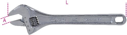 Beta justerbar moers nøgle 250 mm