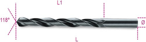 Beta metal spiral bore hss 7 mm