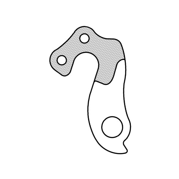 Union Derailleurpad GH-126 med skruesæt M4x0.7