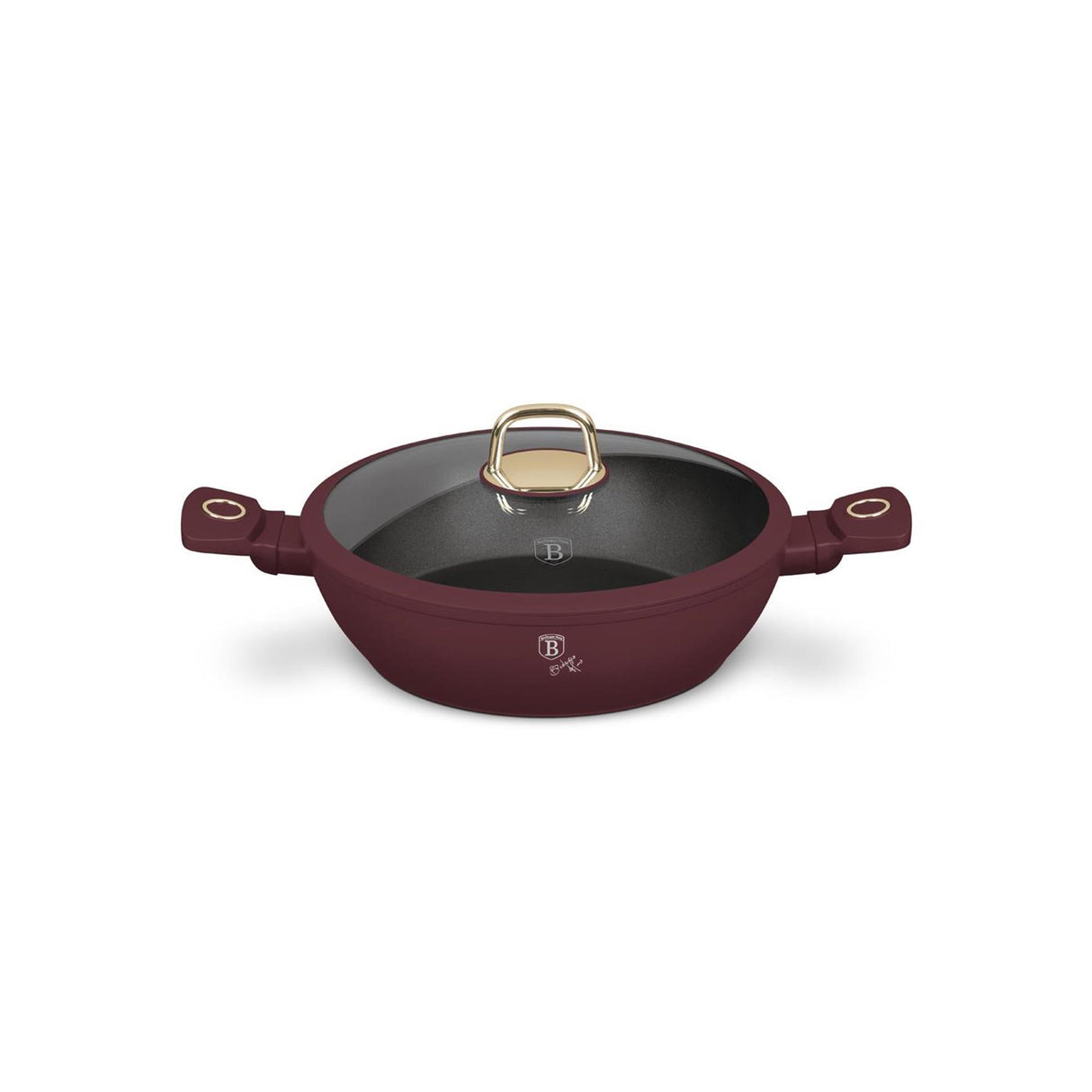 Berlingerhaus berlinger haus leonardo kollektion gryde med låg ø28cm