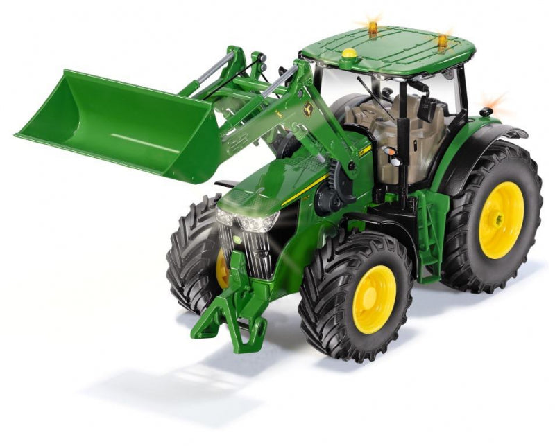 Siku Bluetooth John Deere 7310R med frontlæsser