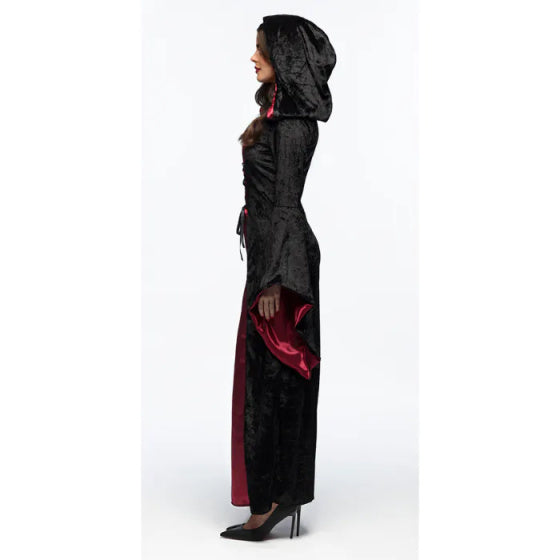 Boland Vampire Mistress Costume Ladies Black. Rød størrelse 36 38 (r)
