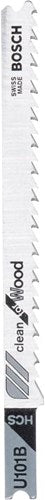 Bosch tilbehør stiksavklinge u 101 b rent til træ 3 stk - 2608630565