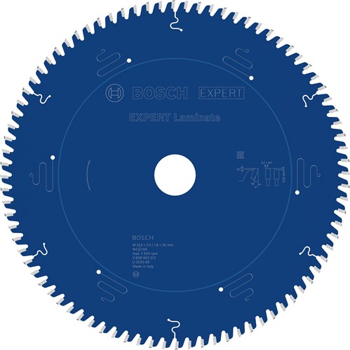 Bosch accessoires expert laminate cirkelzaagblad | 254 x 2,5 1,8 x 30 mm | t84 - 2608902213