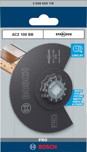 Bosch tilbehør pro acz 100 bb multiværktøj savklinge | 100 mm - 2608669118
