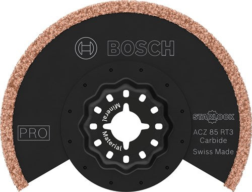 Bosch tilbehør bosch pro acz 85 rt3 - multigereedschap zaagblad - segmentvormig - carbide-riff - starlock