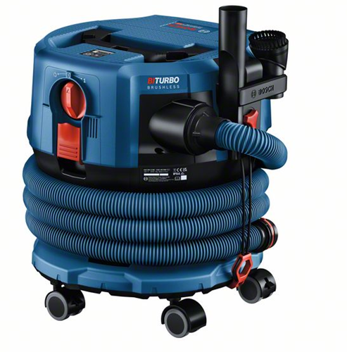 Bosch blå gas 18v-12 mc ledningsfri støvsuger 18v ekskl. batterier og oplader - 06019k2000