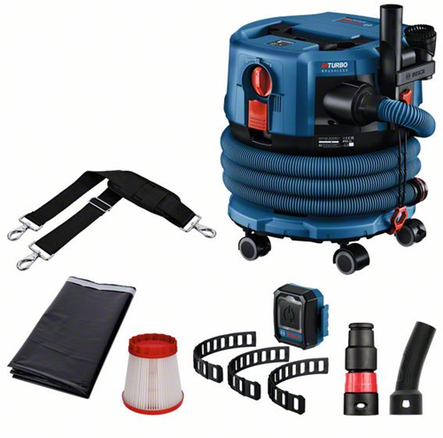 Bosch blå gas 18v-12 mc ledningsfri støvsuger 18v ekskl. batterier og oplader - 06019k2000