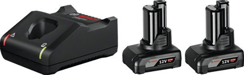 Bosch blå bosch professionelt startsæt 12v 6.0 ah premium batteri - 1600a01b20