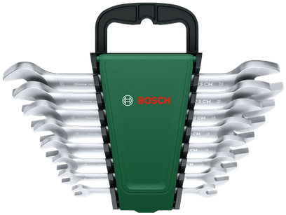 Bosch grøn dobbelt nøglesæt | 8-delt - 1600a03hm8