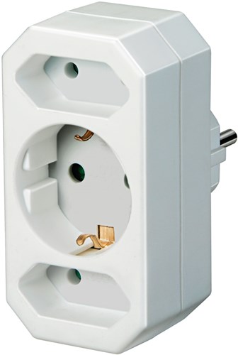 Brennerstuhl adapterstik jordet 2+1 - 1508050