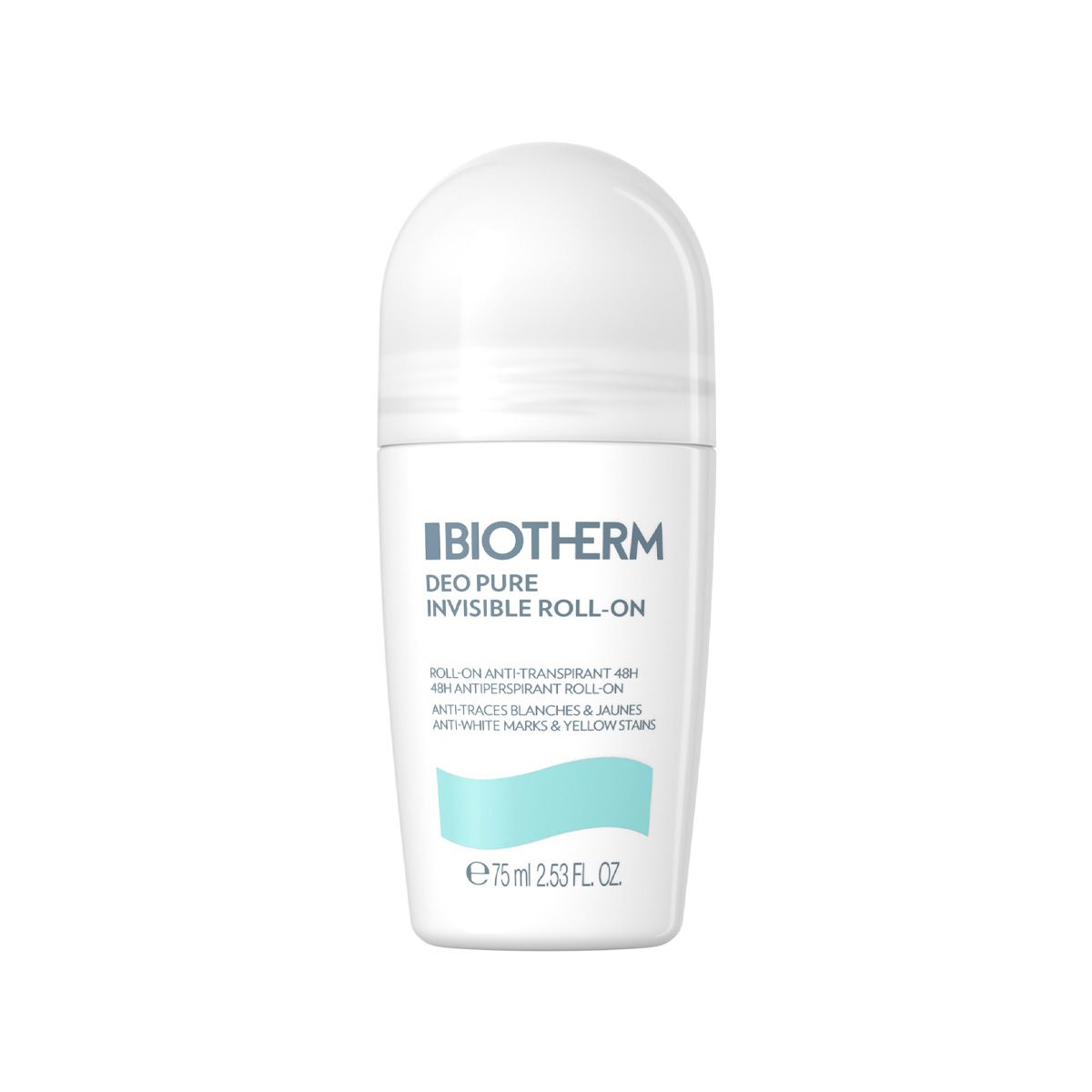 Biotherm deo pure invisible roll-on 48h 75ml kvinder