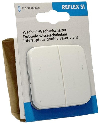 Busch jaeger hvid skiftekontakt + vippe - 4695522