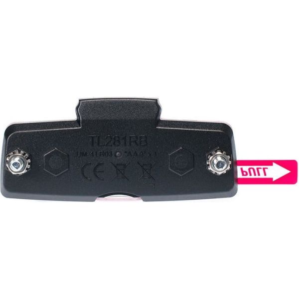 Baglysblok LED -batteribagage rack rød