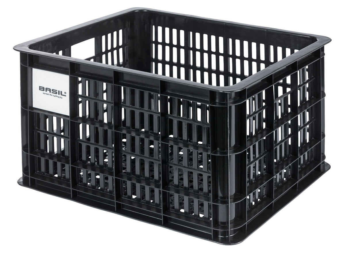 Basilikum cykel krat m mik medium 29,5 liter sort