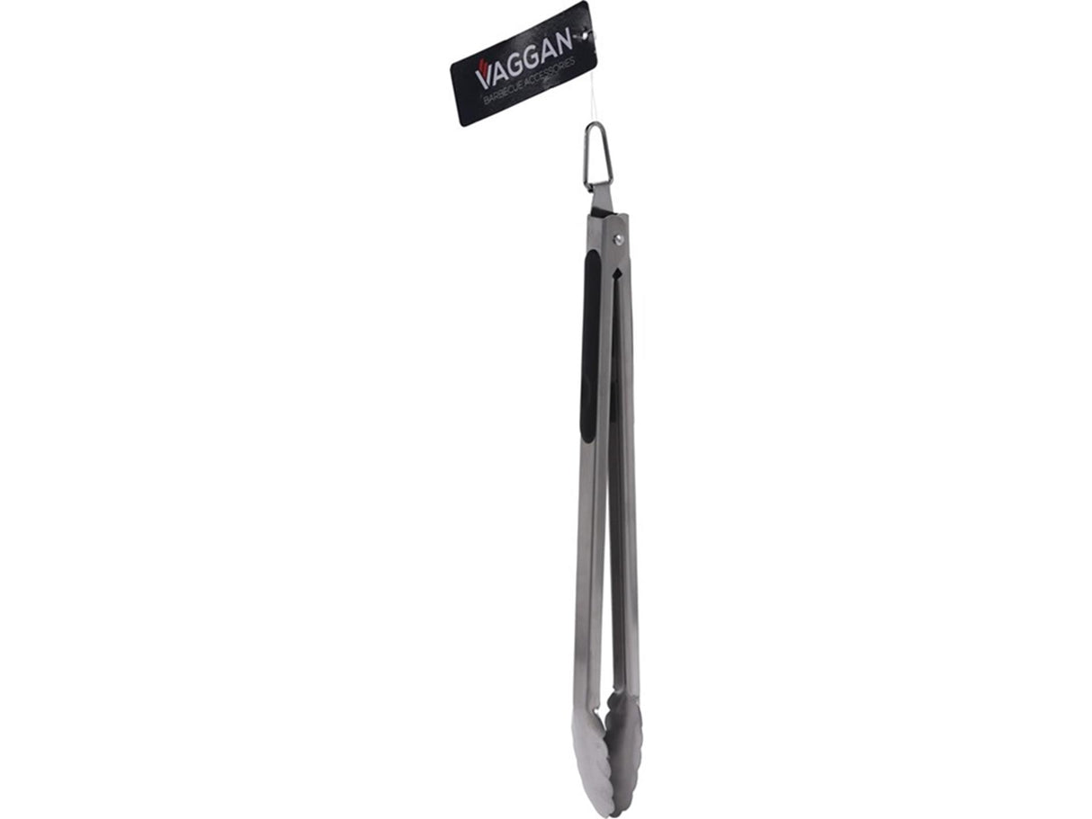 BBQ grilltang i rustfrit stål 40x2,5cm