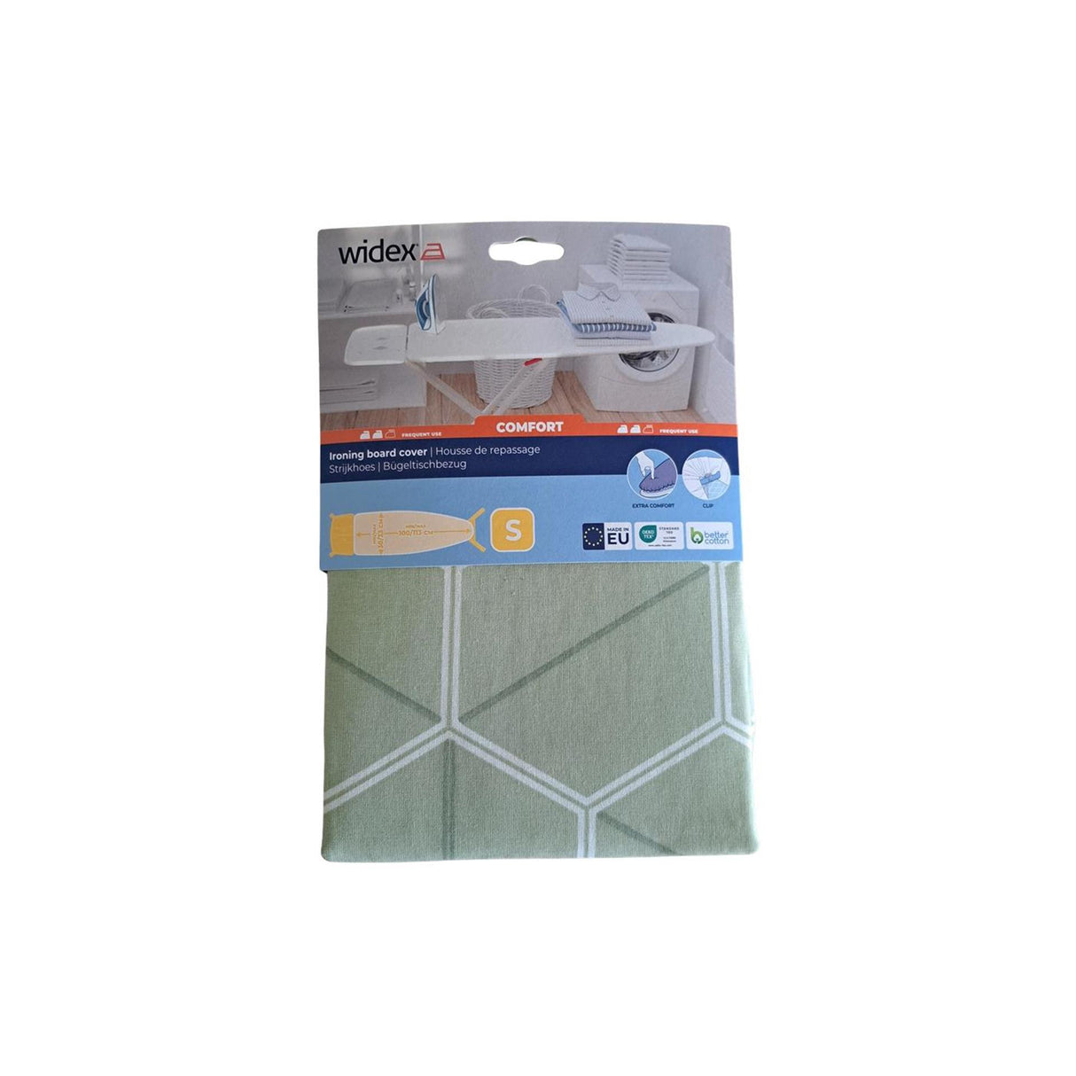 Widex strijkhoes comfort s 33x113cm assorti