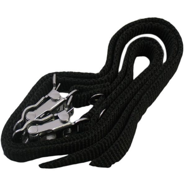 Kant til klip stropper pedalbælter nylon - sort