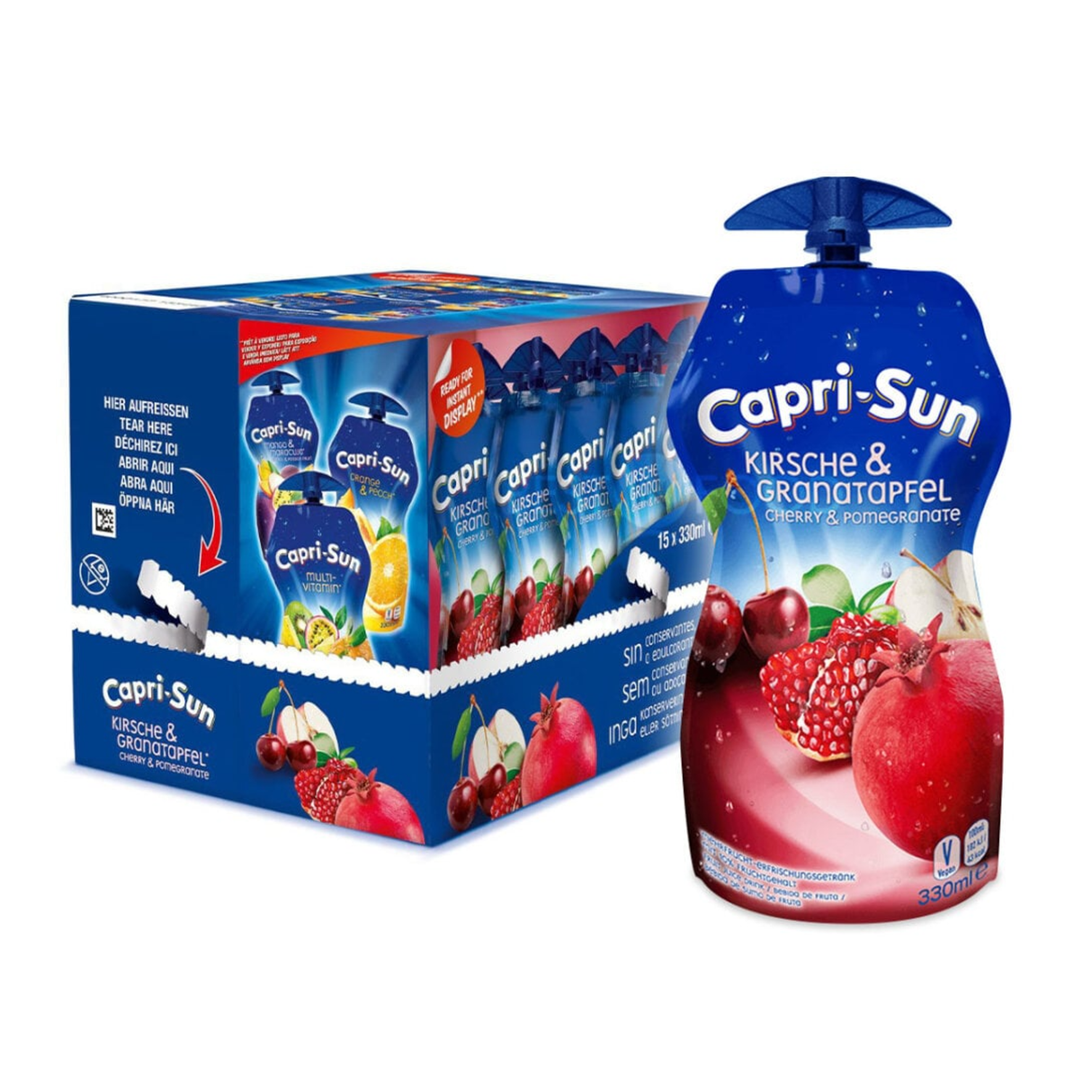 Capri-sun kirsebær granatæble (15x 33cl)
