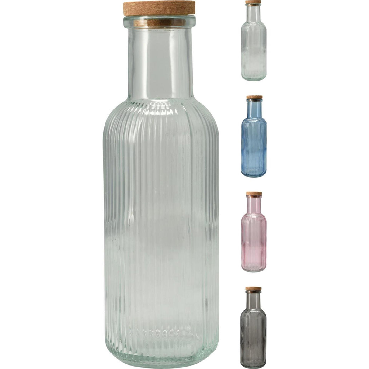Fremragende husholdningsartikler drikkeflaske glas 1l