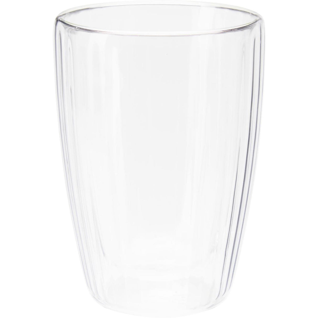 Koffie- theeglas dubbelwandig 2st