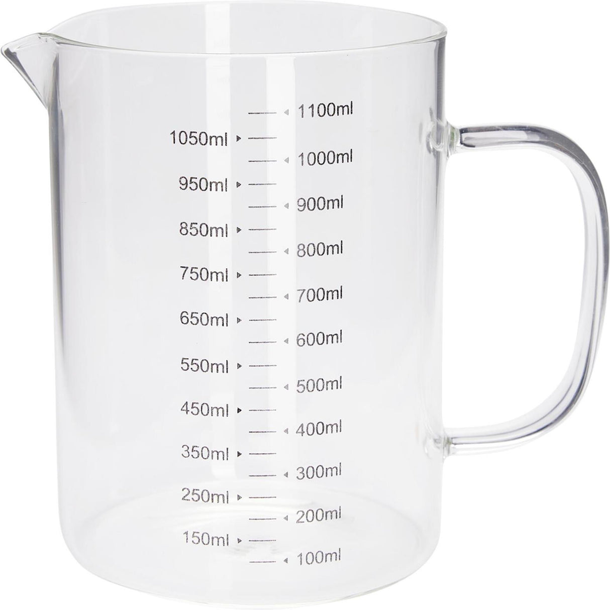 Fremragende husholdningsartikler målekop glas 1l målekop glas 1l