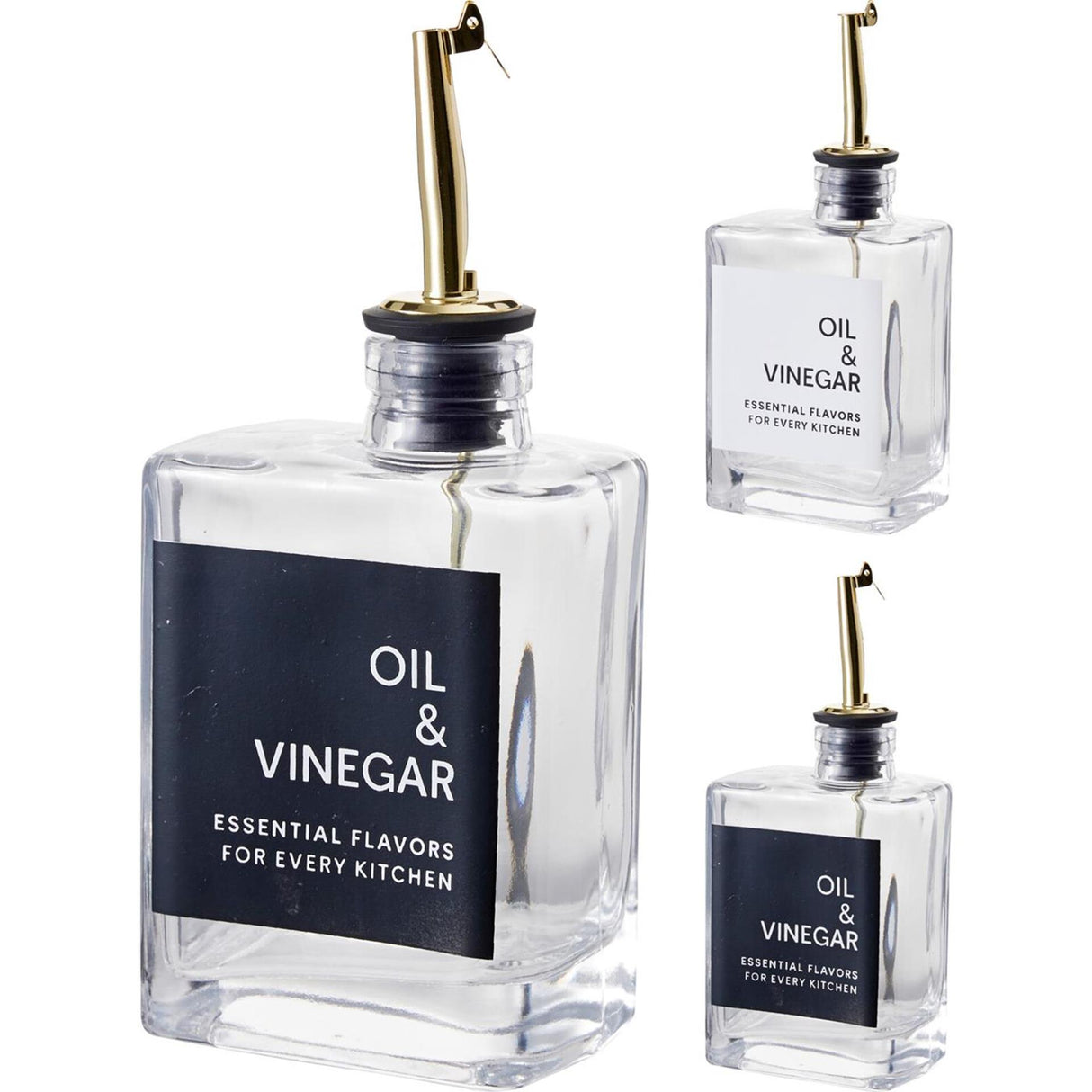 Excellent houseware olie of azijnfles glas 280ml