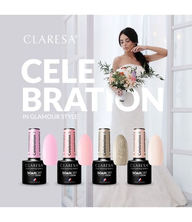 Claresa uv led gel polish 5ml celebration 3