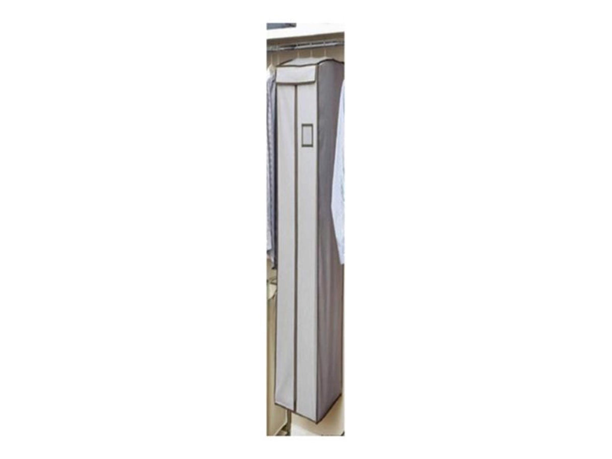 Hængegarderobe grå 135x20x48cm (hxbxd). til at hænge op til 6 stykker tøj støvfrit.
