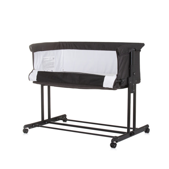 Chipolino zen co-sleeper box med myggenet obsidian sort