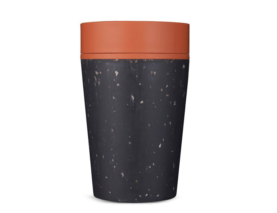 Cirkulær co. kaffekop - cirkulær kop - sort orange - 227 ml