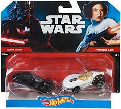 Mattel Star Wars-bil Darth Vader med prinsesse Leia