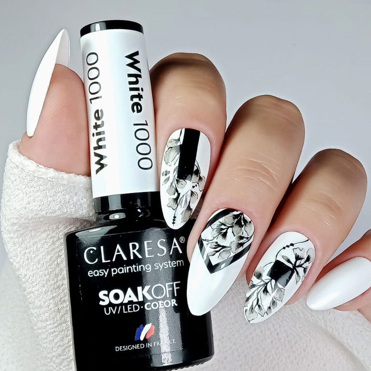 Claresa UV LED Gel Polish 5ml Hvid 1000