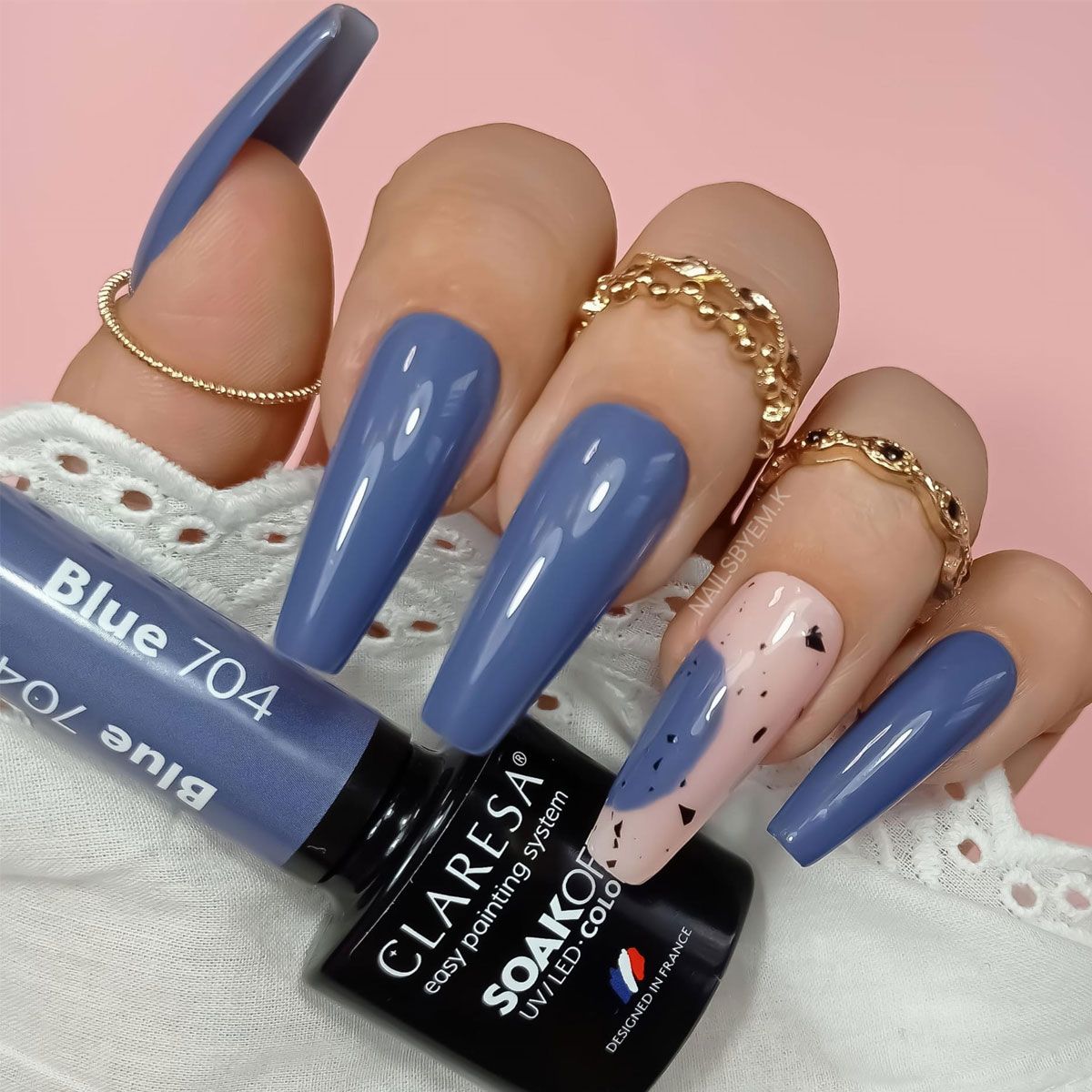 Claresa UV LED Gel Polish 5ml Blue 704 Quiet Forest