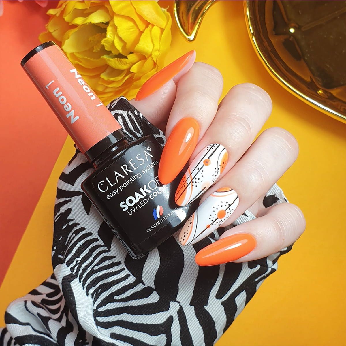 Claresa UV LED Gel Polish 5ml Neon 1