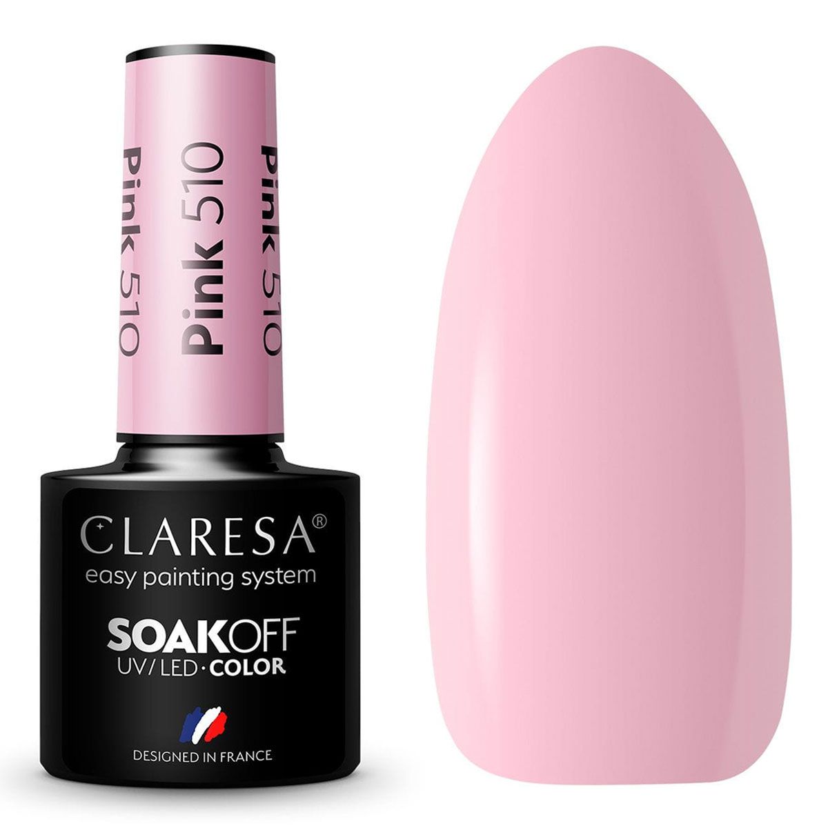 Claresa uv led gel polish 5ml pink 510 tivoli