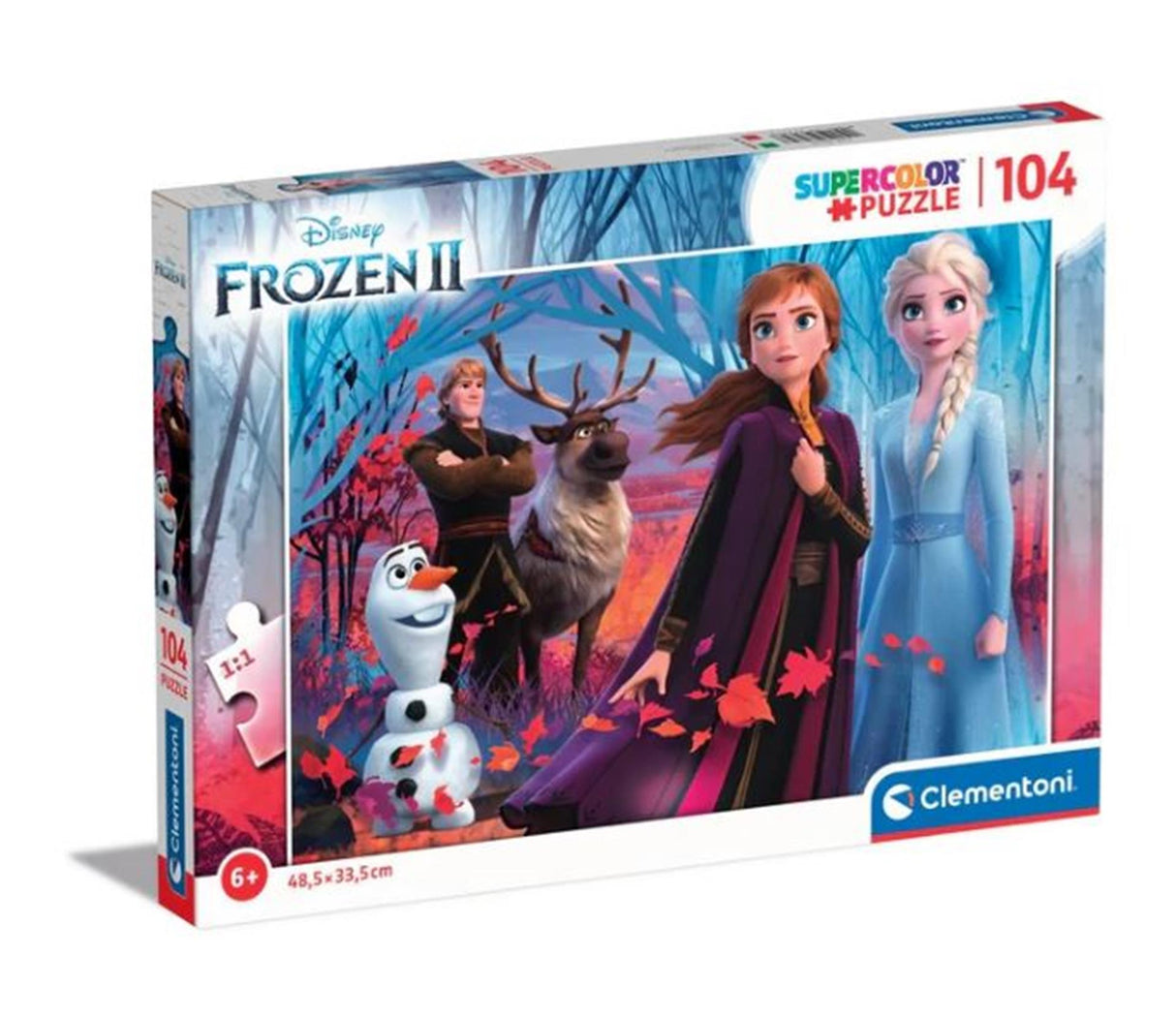 Clementoni puslespil super 104 stk frosne 2