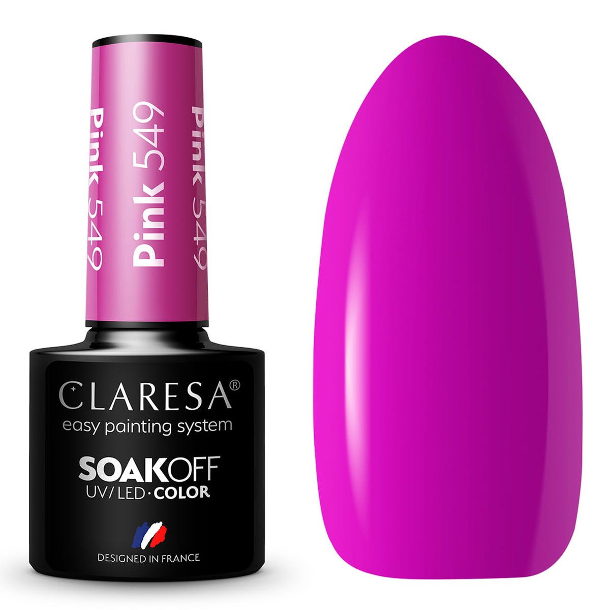 Claresa UV LED Gel Polish 5ml Pink 549