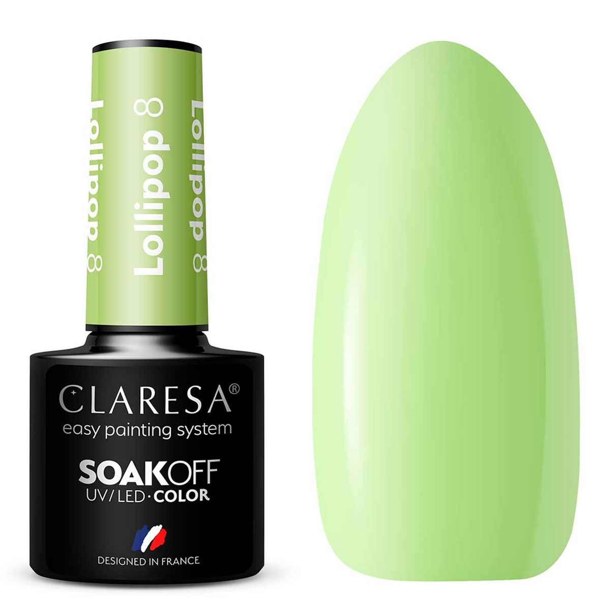 Claresa UV LED Gel Polish 5ml slikkepind 8