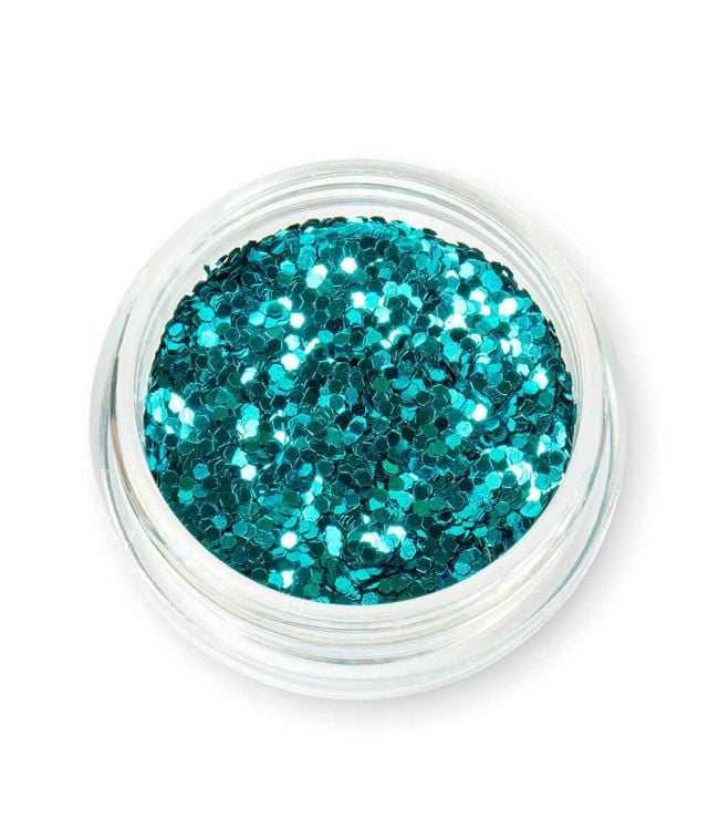 Claresa glitterpulver disco blå lagune 1.