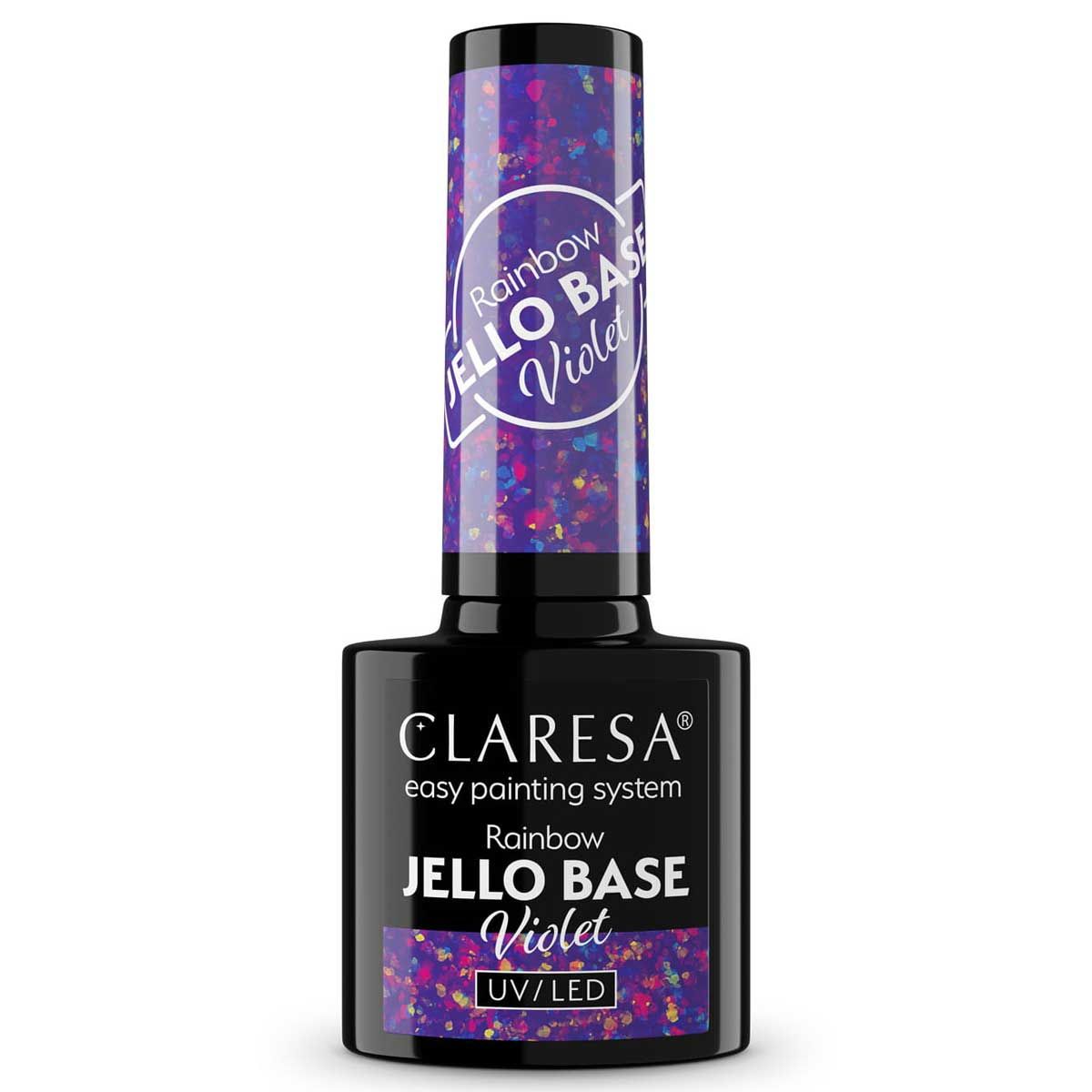 Claresa rainbow jello base coat violet 5ml