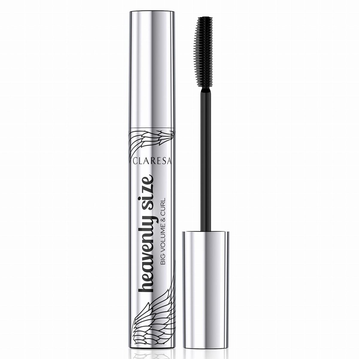 Claresa himmelsk størrelse mascara sort 10ml