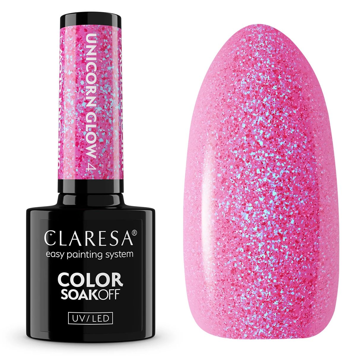 Claresa UV LED Gel Polish 5ml Unicorn Glow 4