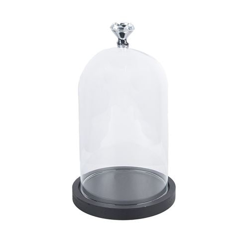 Clayre eef klokkeglas 6gl2543 gennemsigtig 12x20 cm