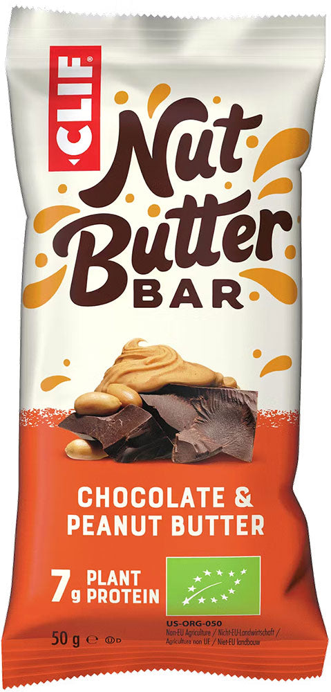 Clif bar nøddesmør fyldt bar 50g