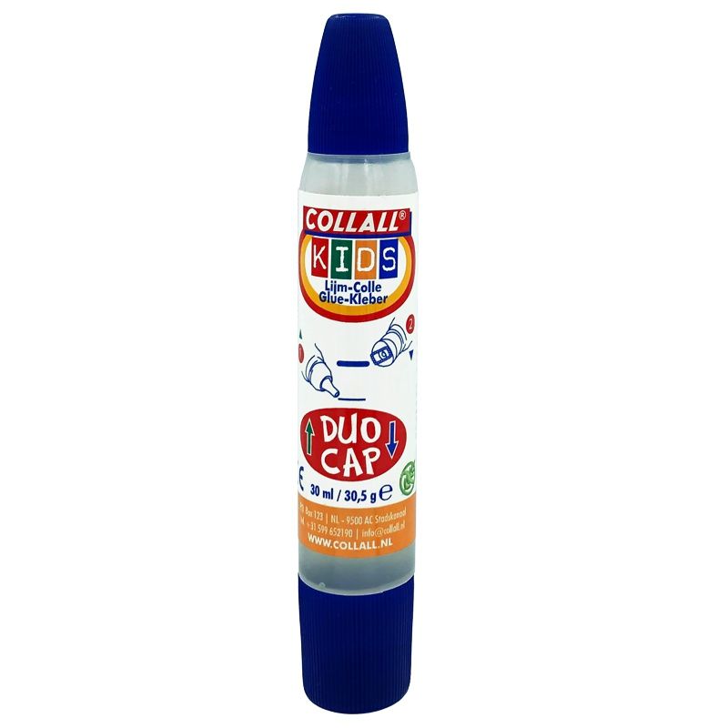 Collall • lim pen duo cap børnelim gennemsigtig 30ml